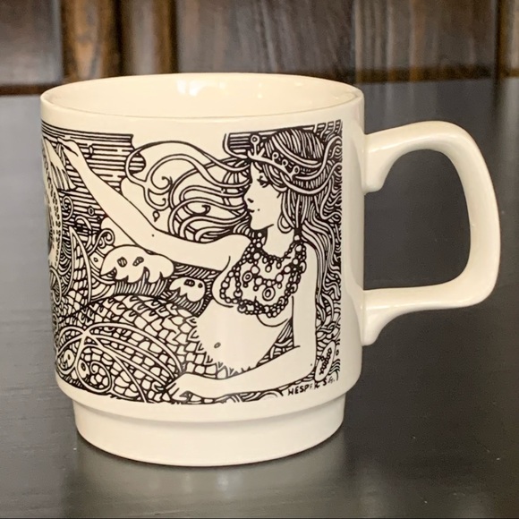 Carrigaline Pottery Other - Vintage Carrigaline Ireland Pottery Mermaid Mug